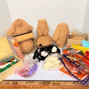 Japanese Kimekomi Doll Making Items